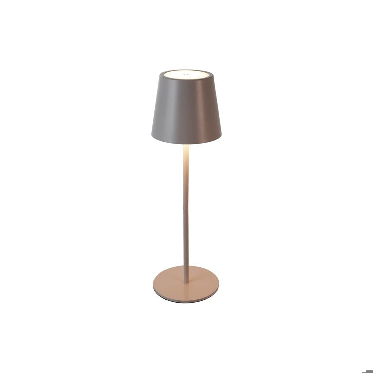 Gray LED Rechargeable Table Lamp