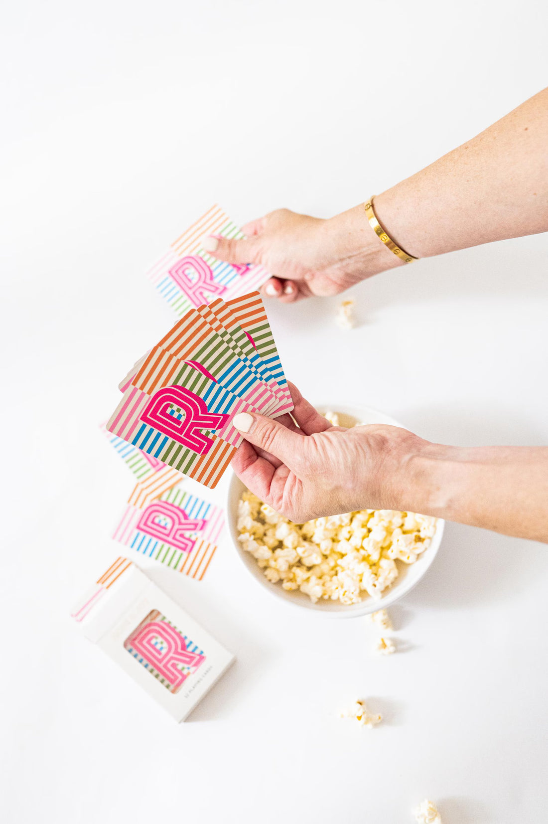 Personalized Striped Playing Cards