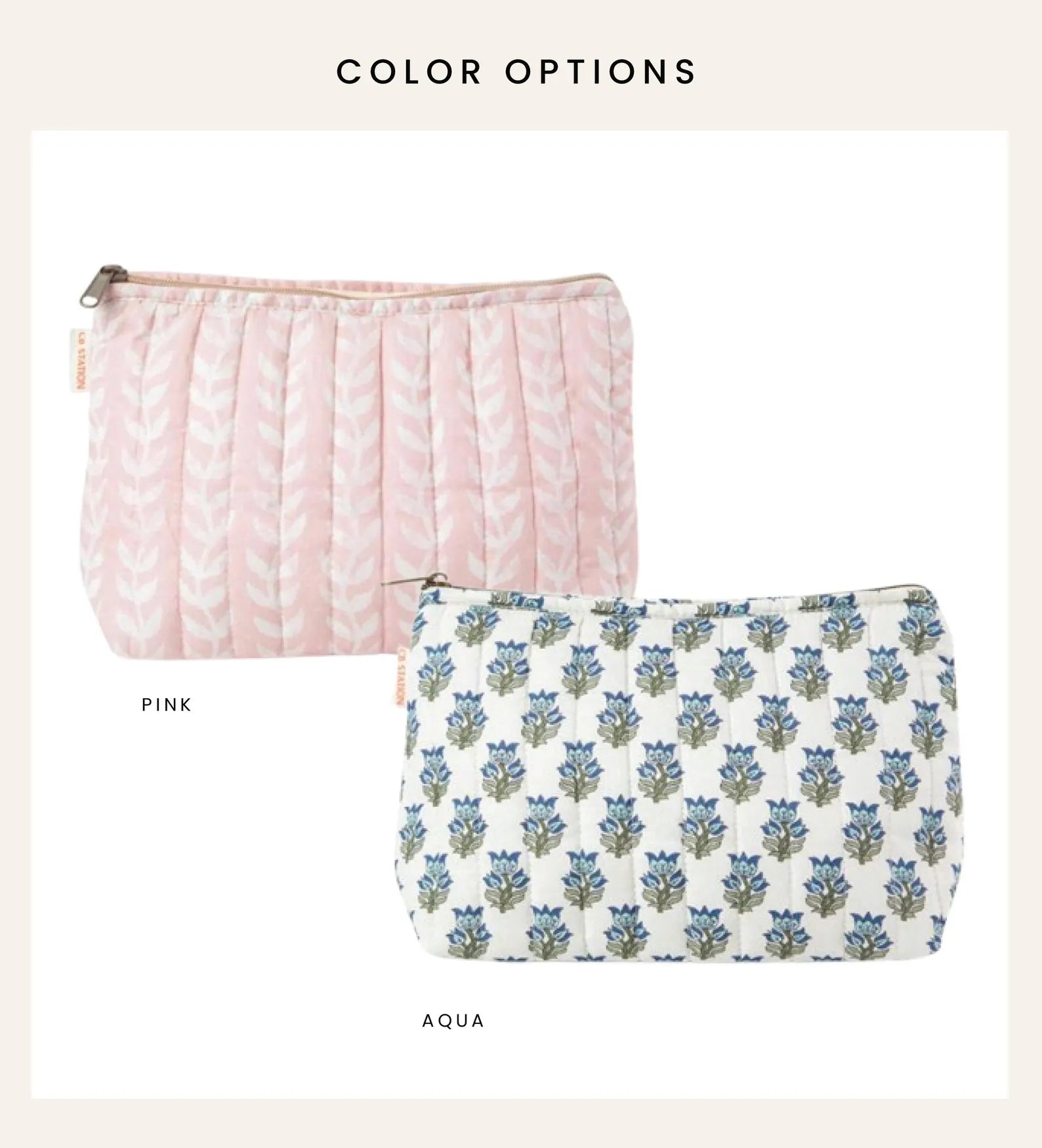 Block Print Clutch