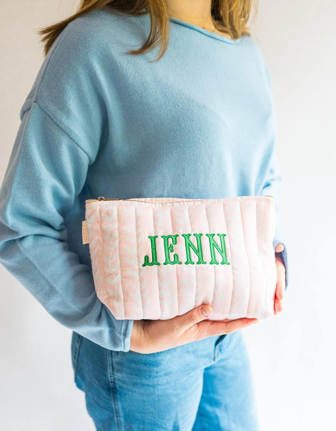 Block Print Clutch