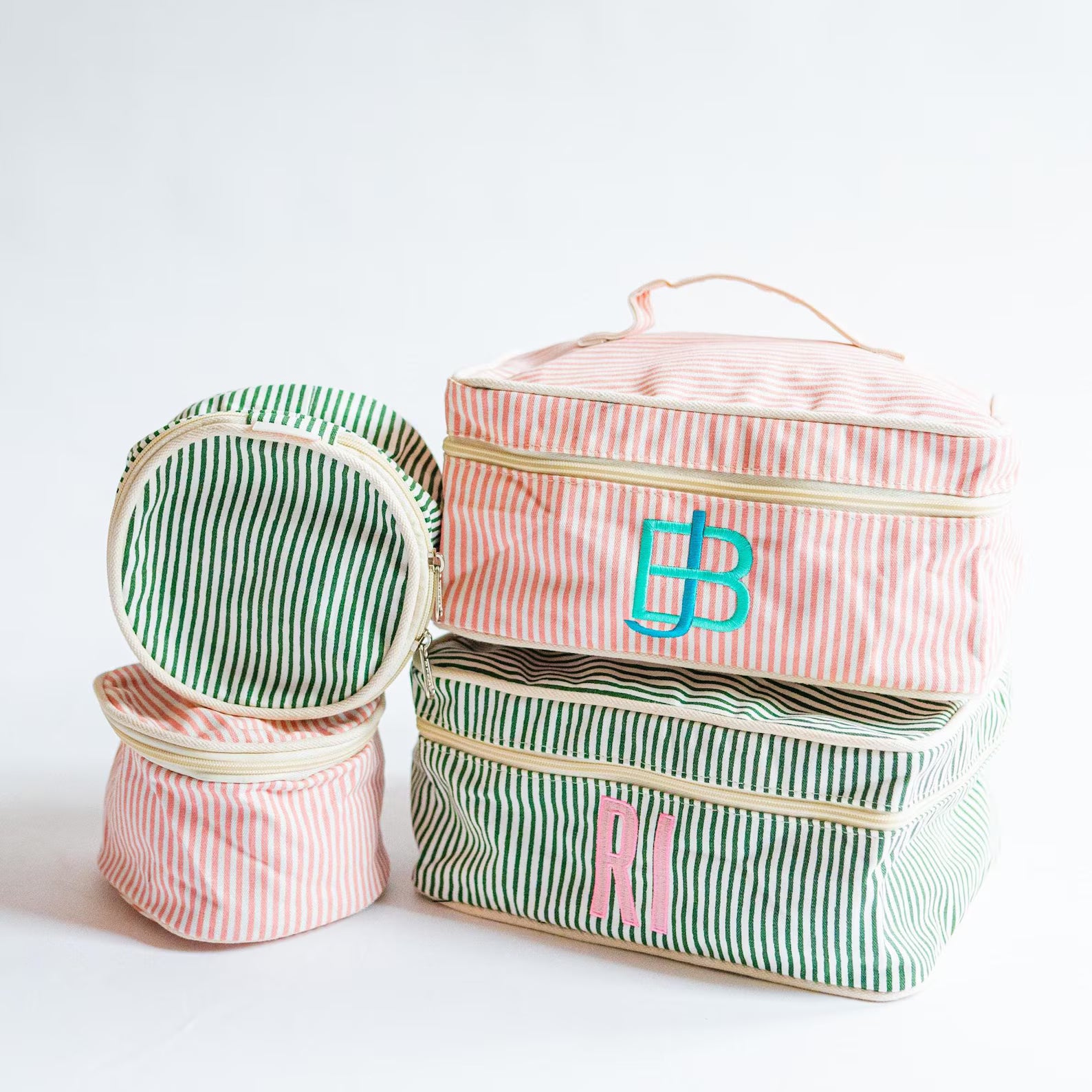 Stripes Train Case