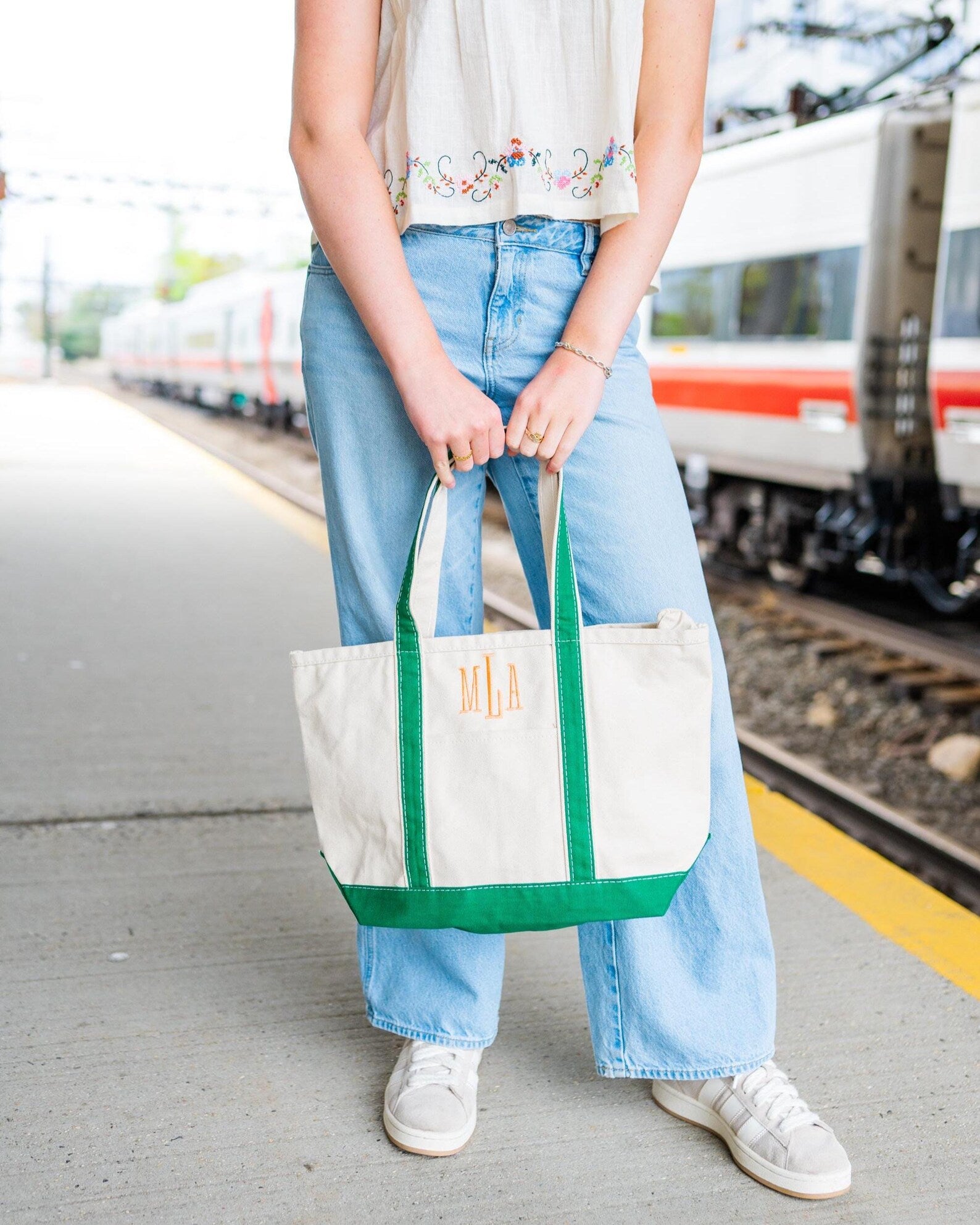 Classic Canvas Tote with Pocket
