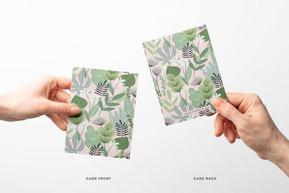 Botanical Folded Notecard Stationery Set