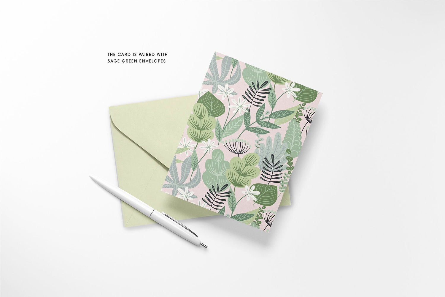 Botanical Folded Notecard Stationery Set