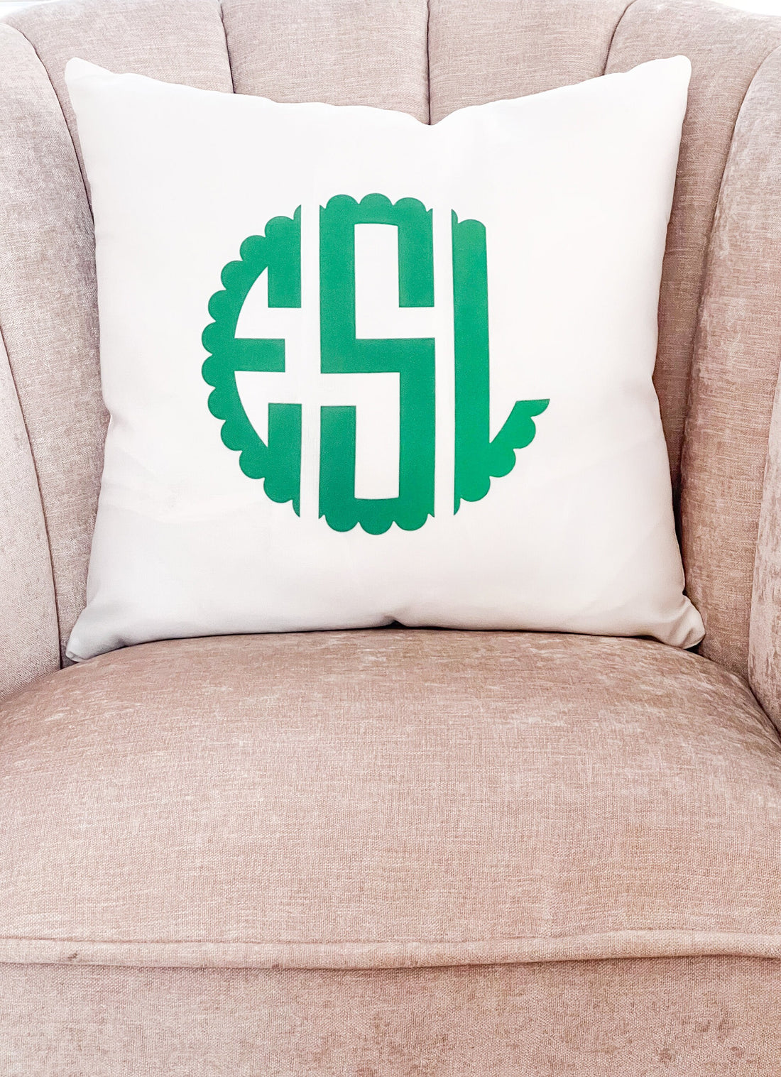 Monogram Throw Pillow