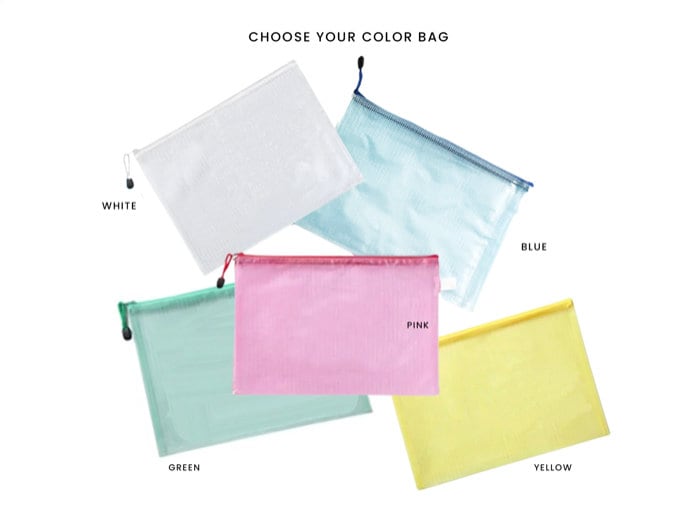 School Supply Mesh Pouch