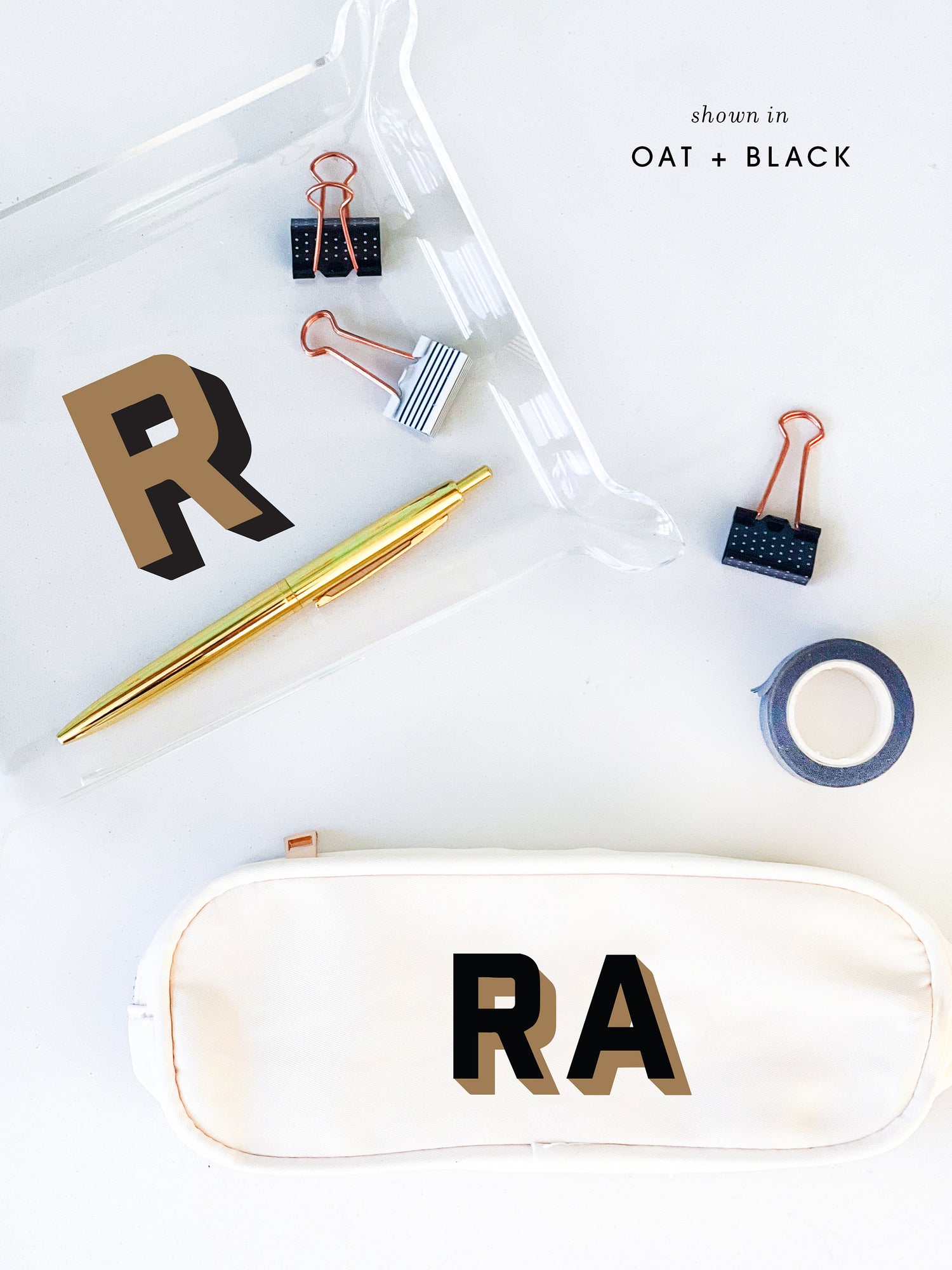 Monogram Nylon Pencil Pouch