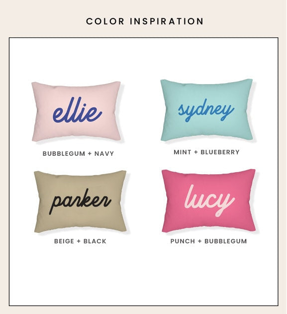 Personalized Toss Pillow