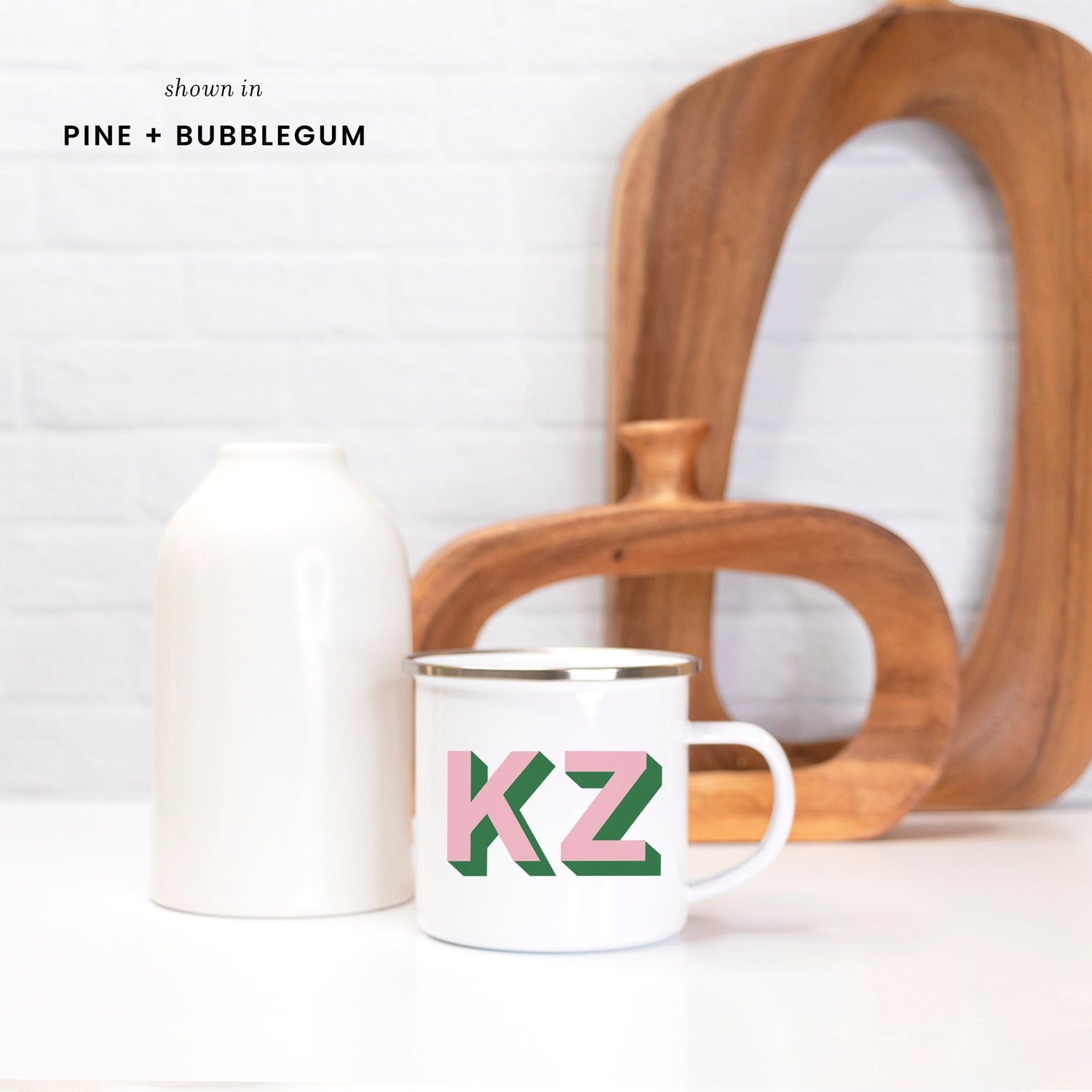 Monogram Camp Mug