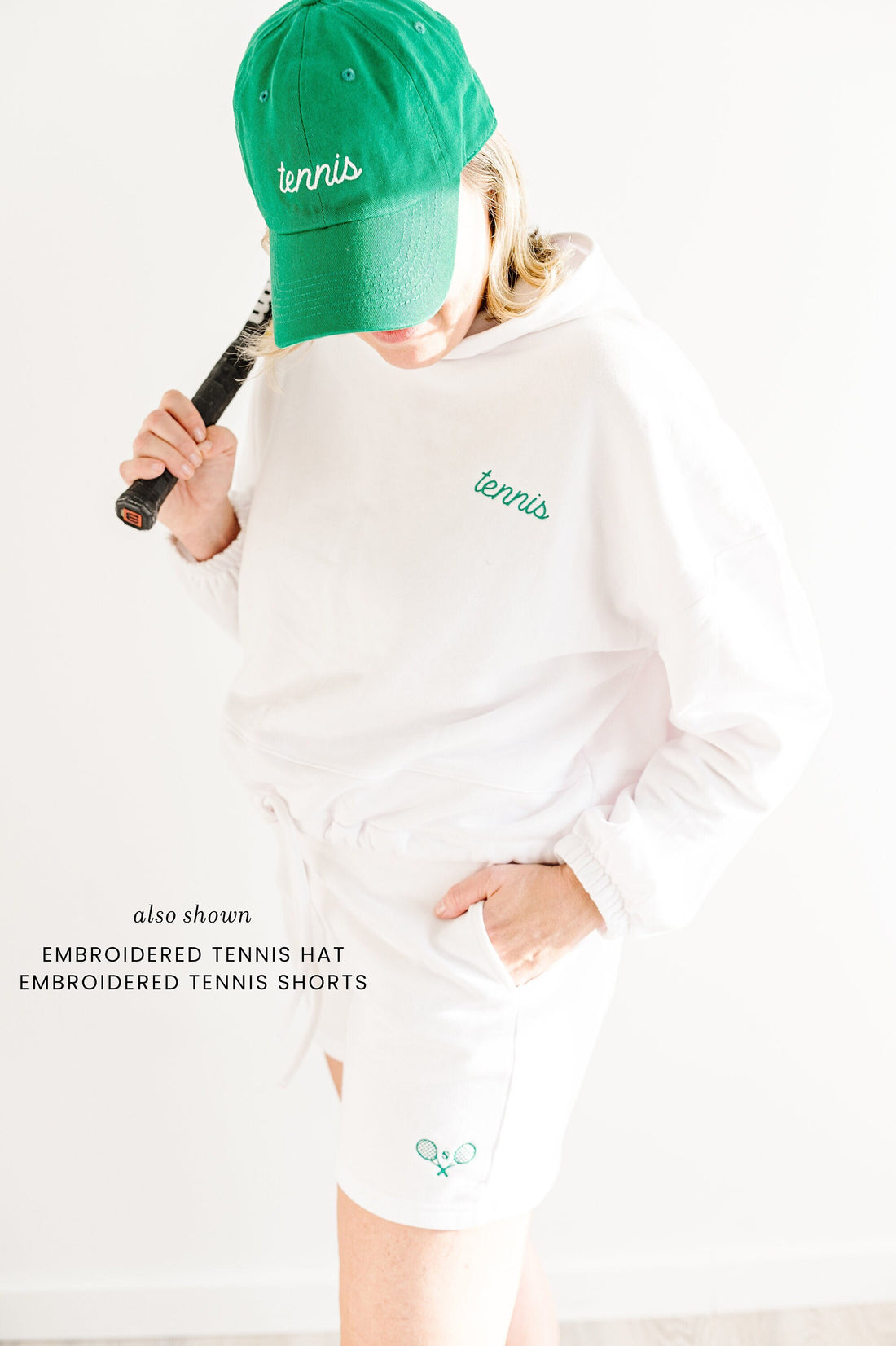 Cropped Tennis Sweatshirt - FINAL SALE