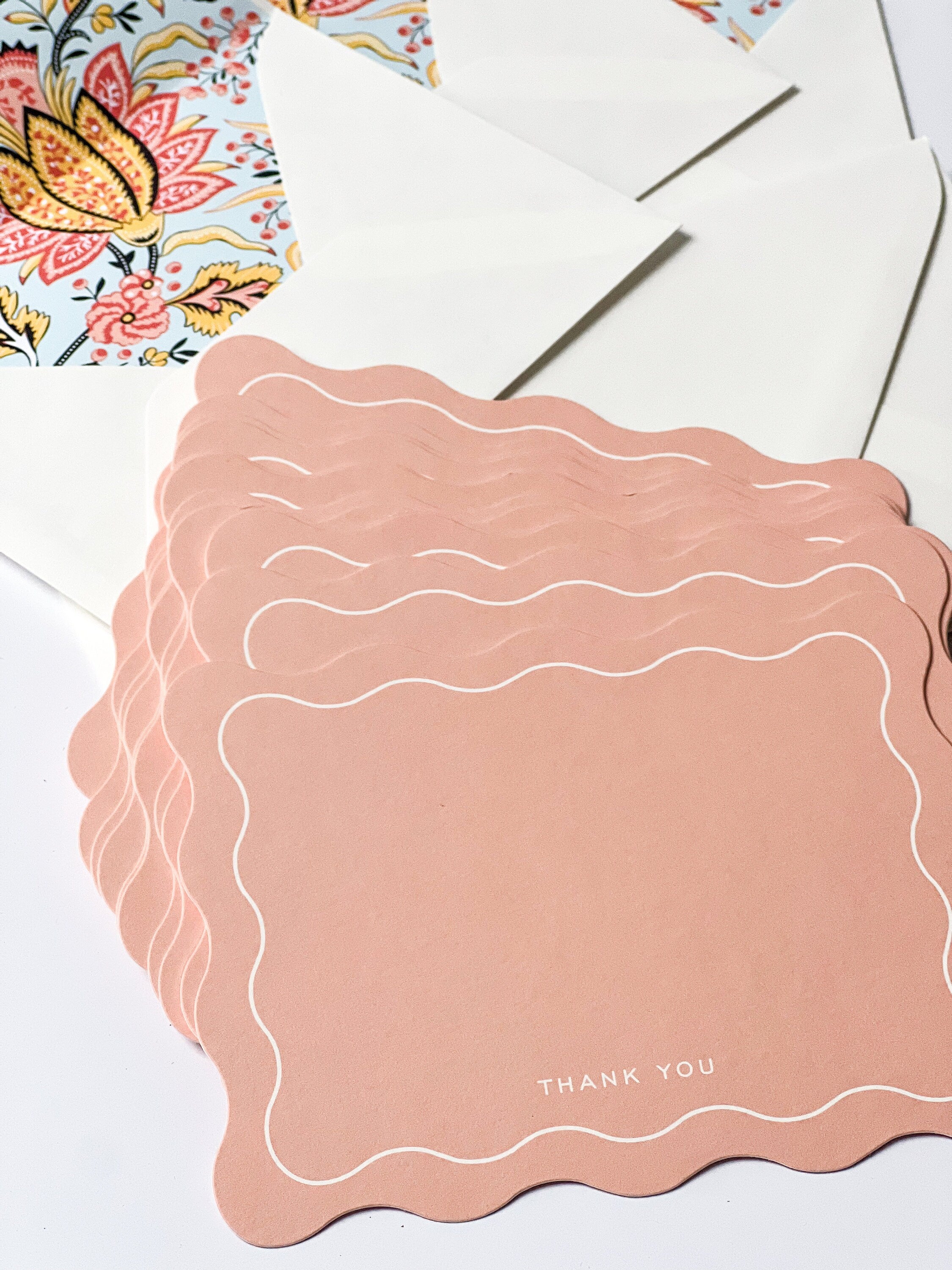 Scallop Edge Notecards Set