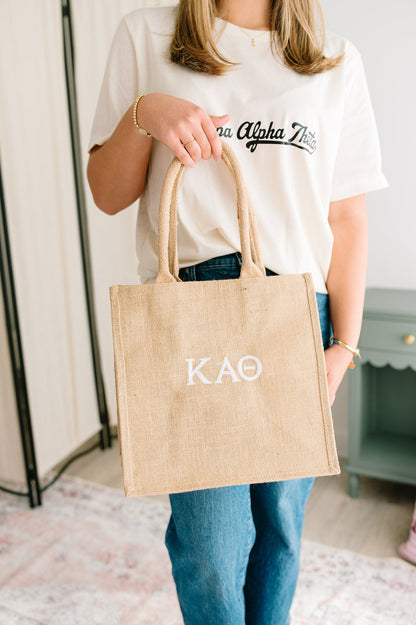 Sorority Embroidered Tote