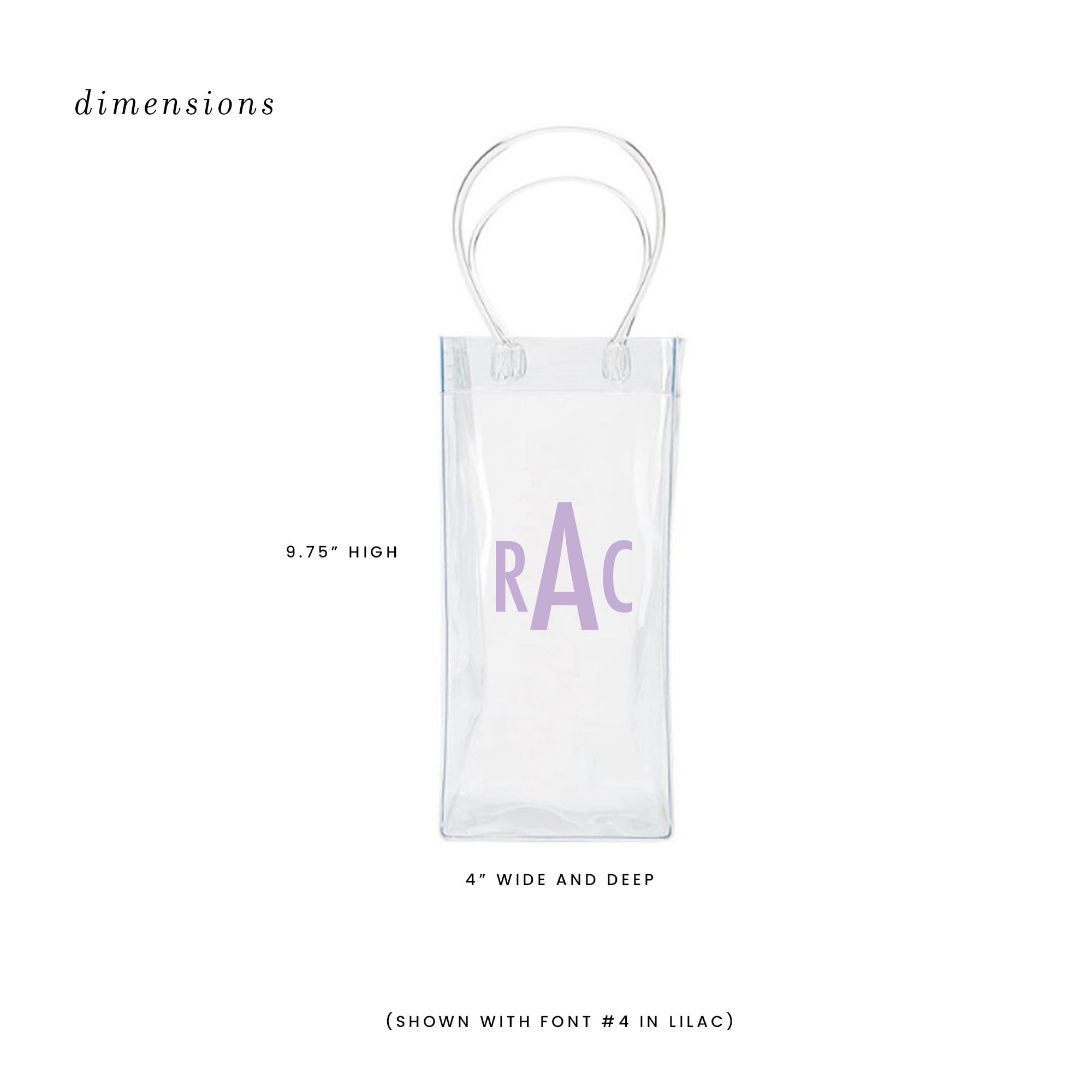 Personalized Wine Bag