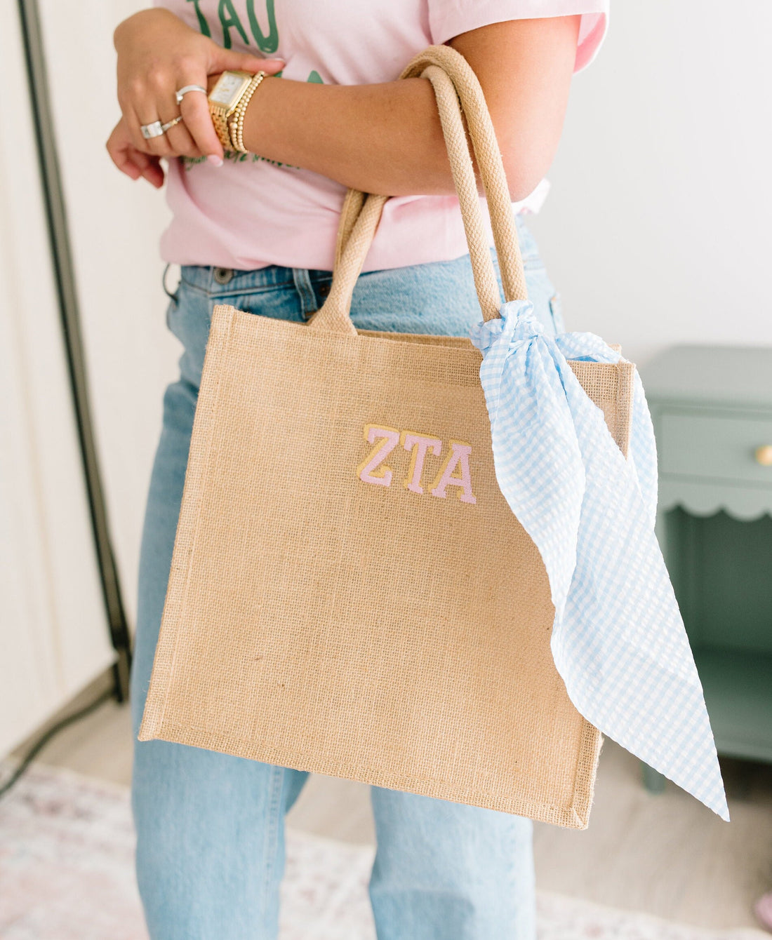 Sorority Embroidered Tote