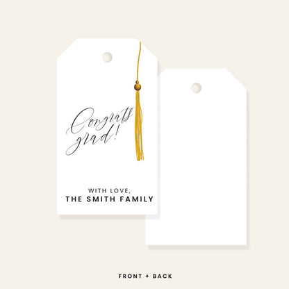 Tassel Graduation Gift Tags