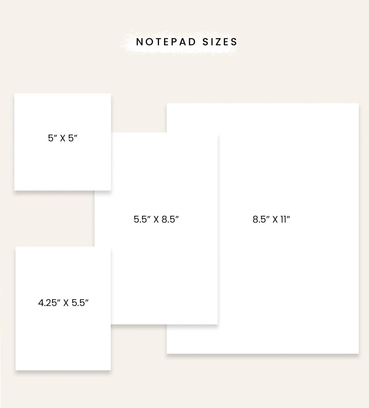 Customized Name Notepad - Line Design