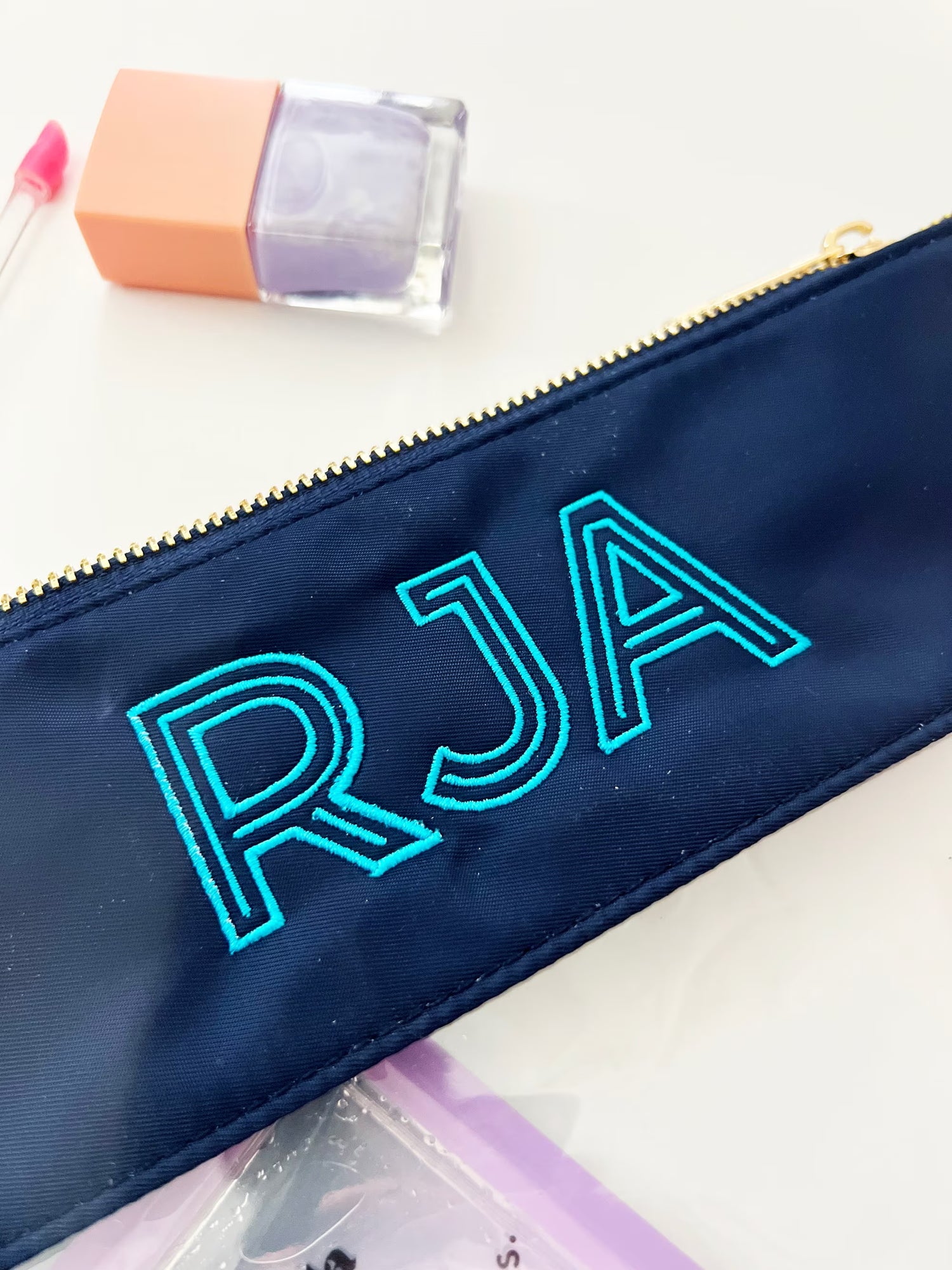 Clear Monogram Nylon Pouch