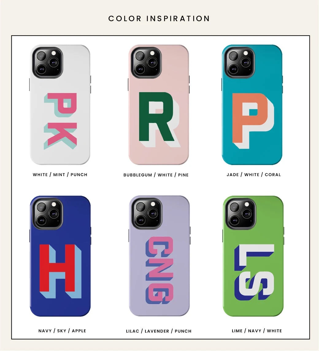 Phone Case Customized Initial