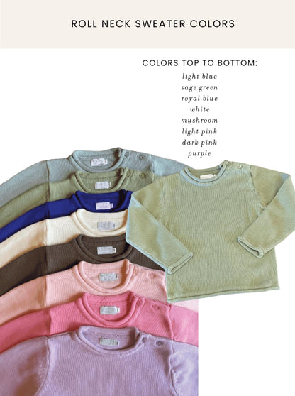 Roll Neck Sweater for Baby and Toddler