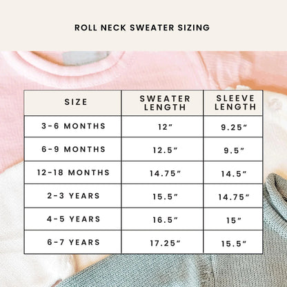 Roll Neck Sweater for Baby and Toddler