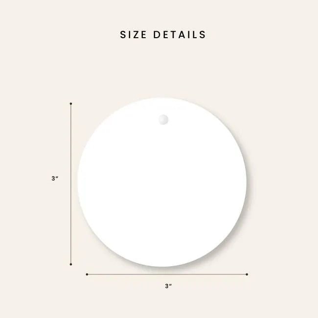 Personalized Round Gift Tag