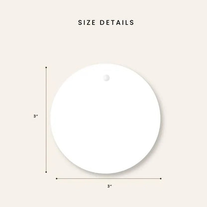 Personalized Round Gift Tag