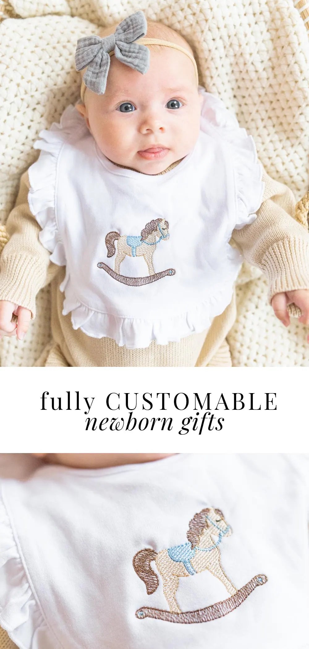 Ruffle Bib for Baby and Toddler