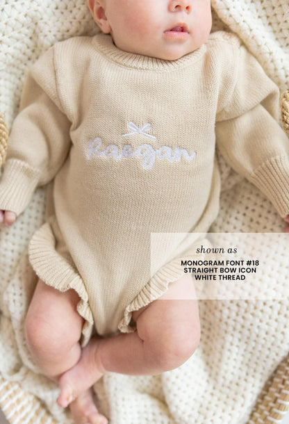 Ruffle Romper Long Sleeve for Baby and Toddler