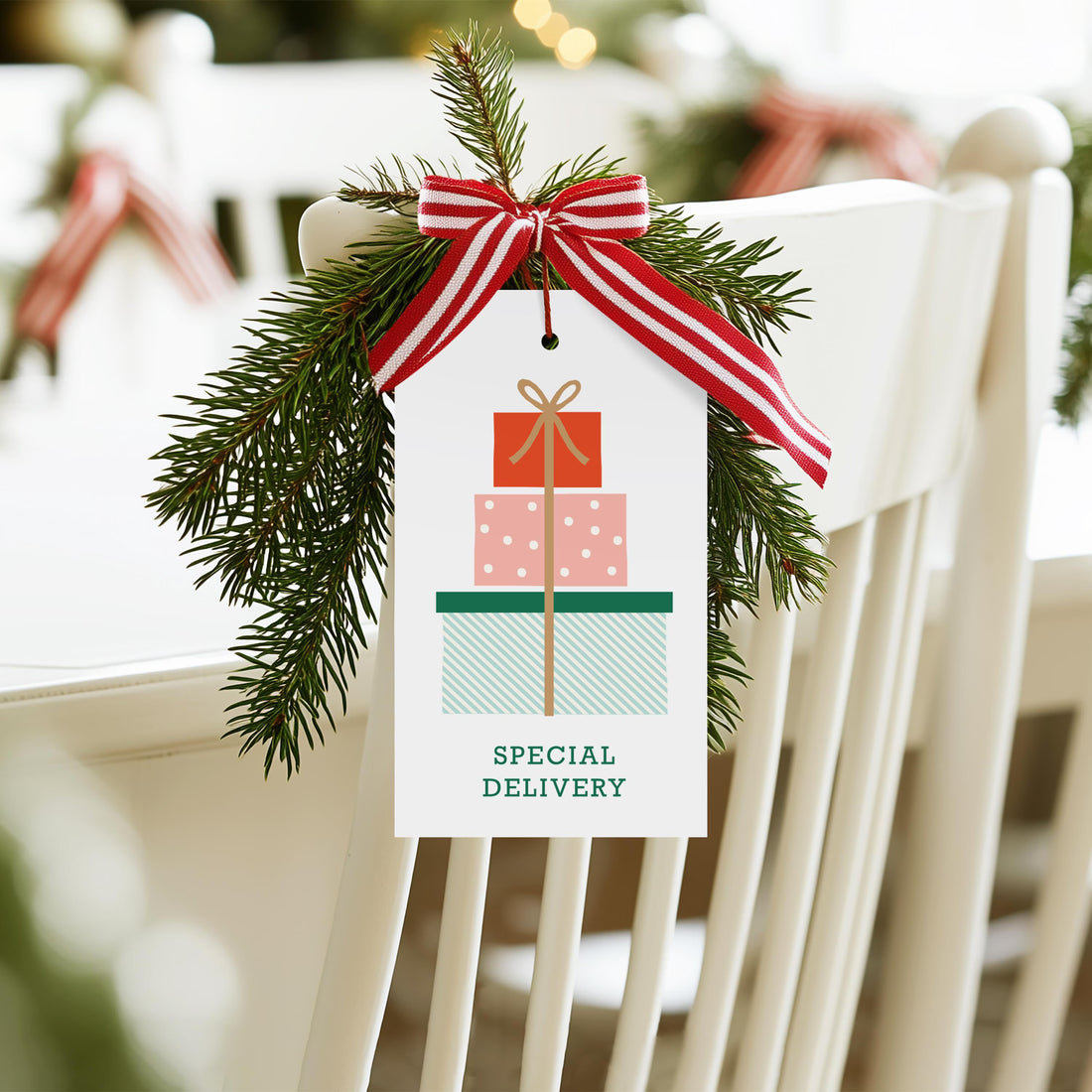 Special Delivery Christmas Gift Tag