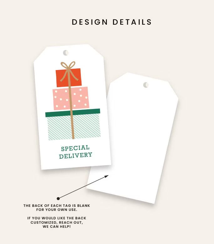 Special Delivery Christmas Gift Tag