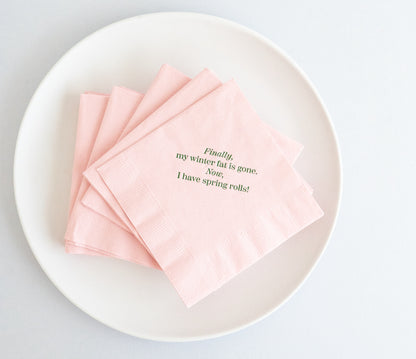 Disposable Party Napkins for Hostess