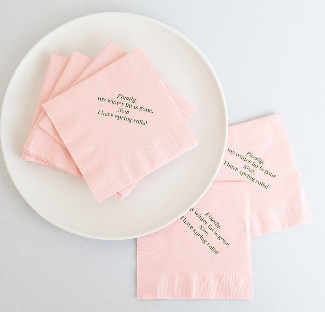 Disposable Party Napkins for Hostess