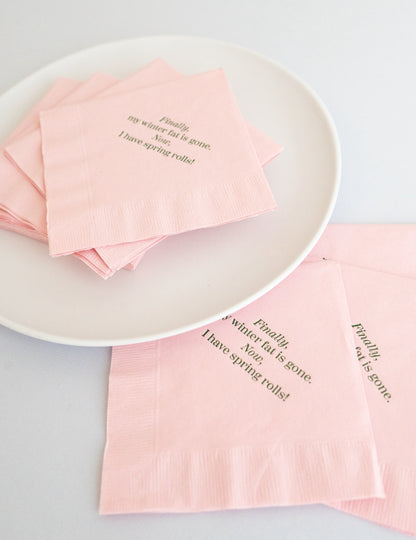 Disposable Party Napkins for Hostess