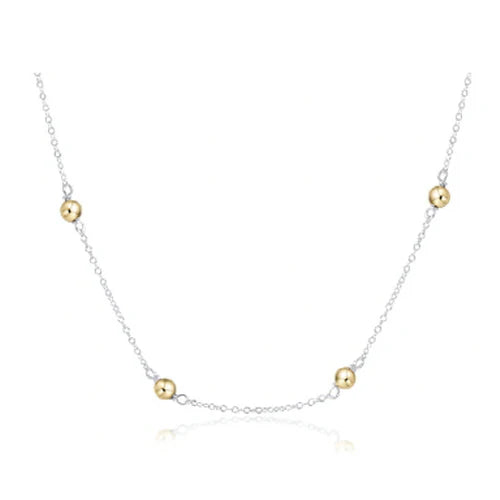 Enewton 17" Choker Simplicity Chain Mixed Metal - Classic