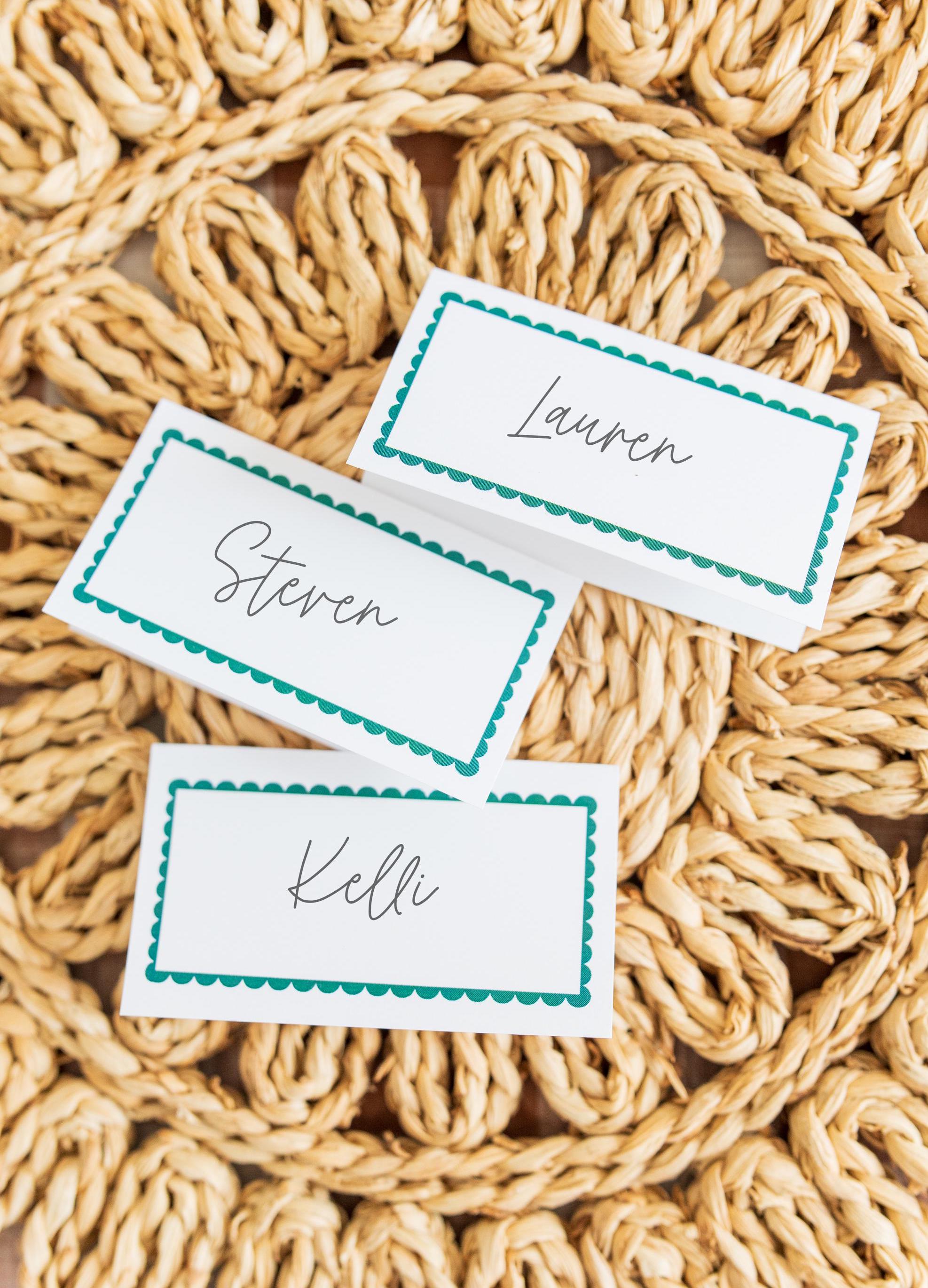 Personalized Place Cards