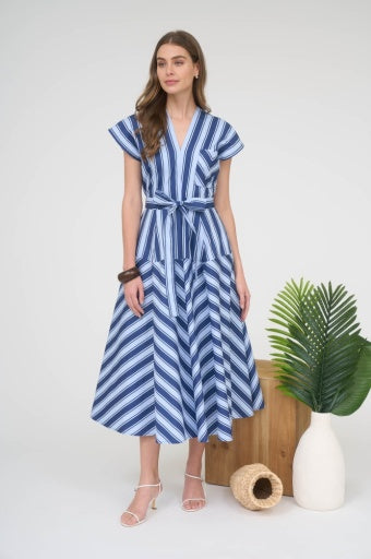 Striped Shirt Dress