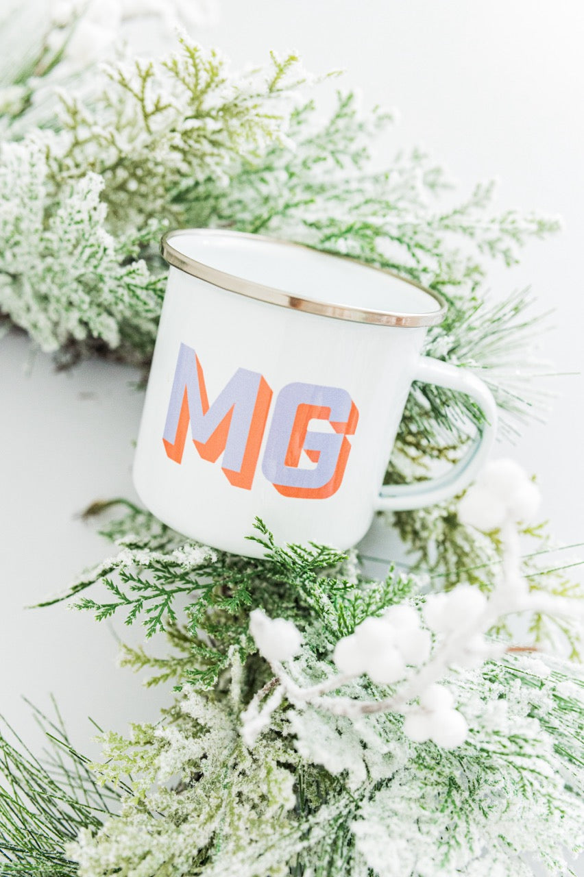 Monogram Camp Mug